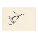 Sam Worthington Signed Album Page, 5.5 x 4.25"