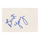 Burt Young Signed Album Card, 6x4"