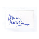 Michael Parkinson Signed Album Page, 3 x 5"
