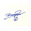 Barry Pepper Signed Album Page, 4x6"