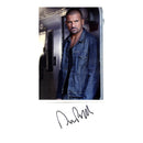 Dominic Purcell Signed 3.5 x 5.5" Album Page with 8x10" Unsigned Photo