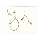 Gordon Ramsay Signed 5.5 x 4" Card