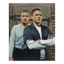 Wentworth Miller & Dominic Purcell Signed 8x10" Photograph