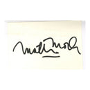 Matthew Modine Signed 4x6" Card