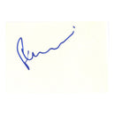 Piers Morgan Signed Card, 4x5.75"