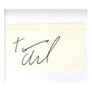 Tom Arnold Signed Album Page, 5 x 3"
