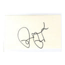 David Baddiel Signed Album Page, 3x5"