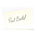 Paul Bartel Signed Album Page, 5x3"