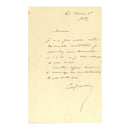 Benoit Constant Coquelin Signed Letter, 4.5x7"