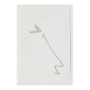Chris Eubank Signed White Card, 5.5 x 4.25"
