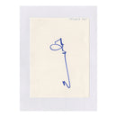 Chris Eubank Signed White Album Page, 5.5 x 4"
