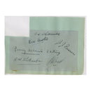Signed Album Page of 1930's Golfers, including Whitcombe, King and Busson