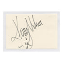 Kelly Holmes Signed Album Page, 5.5 x 4.25"