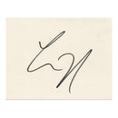 Anna Kournikova  Signed 5.5X4" WHITE CARD