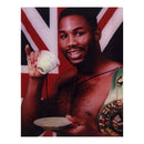 Lennox Lewis Signed 10x8" Photograph