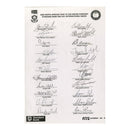 SOUTH AFRICA Cricket Squad Signed Team Sheet
