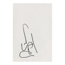 Andrew Strauss Signed 6X4" White card