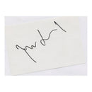 Phil Vickery signed 6X4" White card