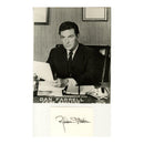 Robert Stack Signed Card 5x3.5" with 8x10" Still Photograph