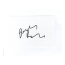 Jonathan Ross Signed Card, 5.5 x 4.25"