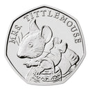 2018 Mrs Tittlemouse 50p Uncirculated