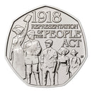 2018 Peoples Act 50p Uncirculated