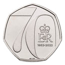 2022 Platinum Jubilee 50p Uncirculated