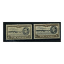 Ascension 1938-53 1/- Black+ sepia, both perfs, u/m, SG44 minor gum tone. SG44+a