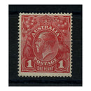 Australia 1917-20 1d Rose-red, wmk 5, fresh mtd mint. SG21cd