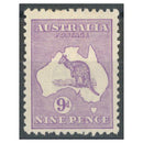 Australia 1916-27 9d Violet, die II, fresh mtd mint. SG39