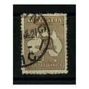 Australia 1916-27 2/- Brown, die II, fine cds used. SG41