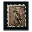 Australia 1937-49 6d Kookaburra, Perf 13½x14, mtd mint. SG172