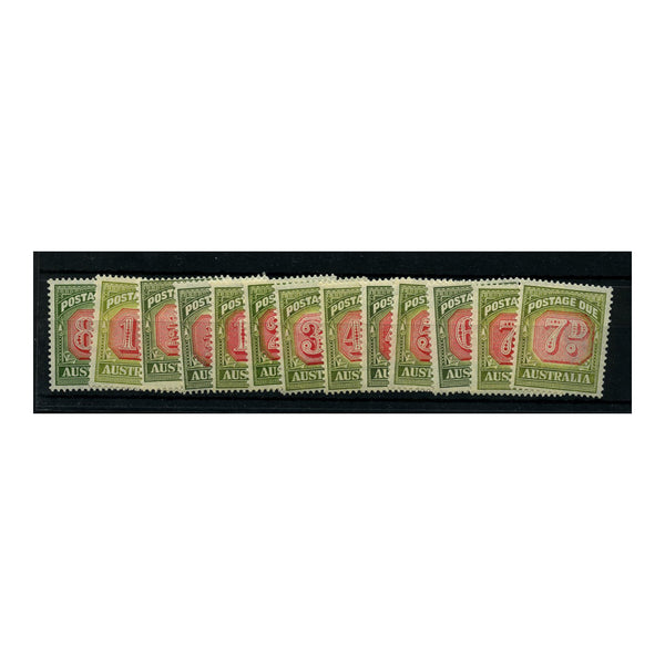 Australia 1946-57 Set to 1/-, including addtl shades of some (3) values, u/m. SGD119-28_AUSTP0119M