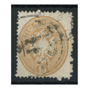 Austria 1863 15k Brown definitive, perf. 14, cds used. SG42