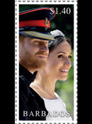 Barbados Royal Wedding 4 value set  19/11/18