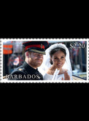 Barbados Royal Wedding 4 value set  19/11/18