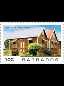 Barbados Chattel House 4 value set  8/7/19