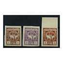Batum 1919 1r-5r Top value trio, u/m. SG4-6