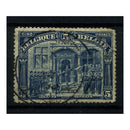 Belgium 1915-22 5f 'FRANKEN' type, cds used, a bit grubby, good from front. SG193