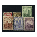 Belgium 1928 Anti-TB, good to fine used. SG472-77