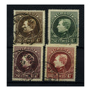 Belgium 1929 10f-100f High-val basic set, fine cds used. SG501-04a