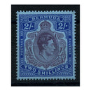 Bermuda 1940-53 2/- Deep reddish-purple & ultramarine / grey-blue, perf 14, lightly mtd mint. SG116a_BERM0116AMML