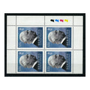 Bermuda 2023 $35 King Charles II, express post, traffic light plate block of 4, u/m._BERME2023M4