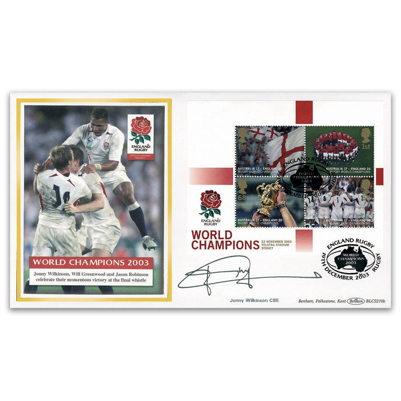 2003 Rugby World Champions M/S BLCS 2500 - Signed by Jonny Wilkinson CBE