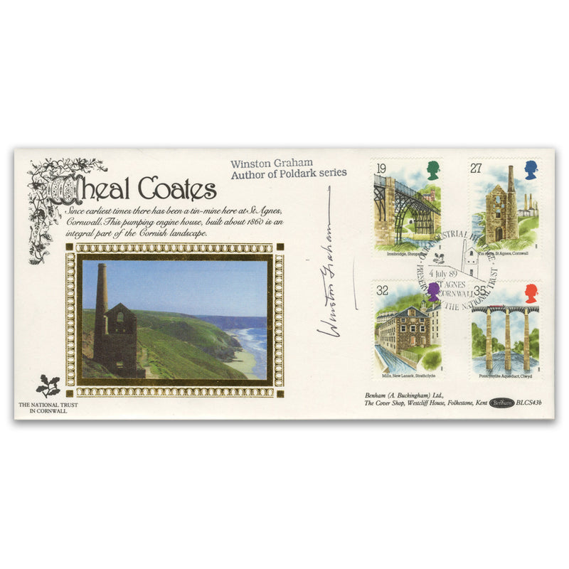 1989 Industrial Archaeology Signed Winston Graham