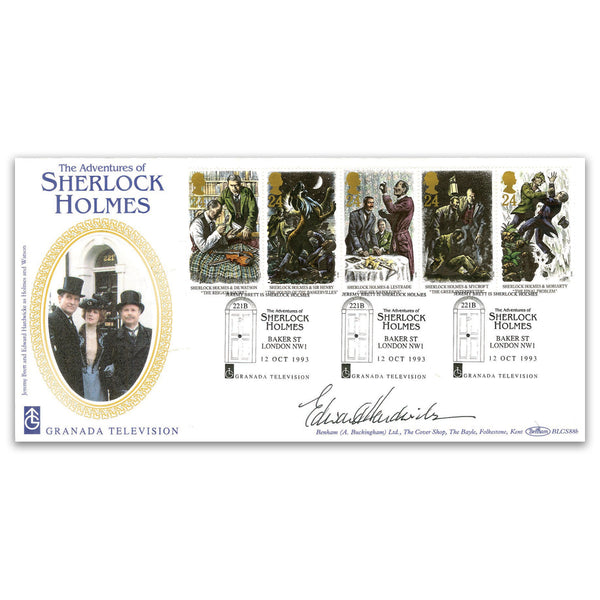 1993 Sherlock Holmes Signed Edward Hardwicke