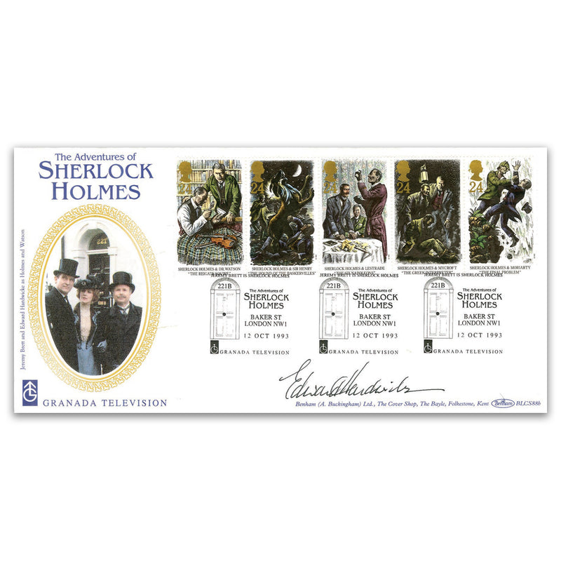 1993 Sherlock Holmes Signed Edward Hardwicke