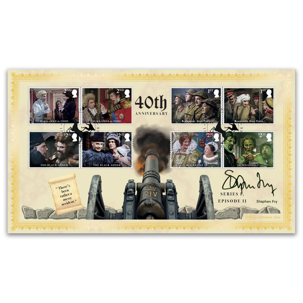 2023 Blackadder Stamps BLCS 5000 Signed Stephen Fry_BLCS939S