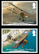 British Indian Ocean Territory  WW1 Aircraft in British Service 6 value set   6/3/17