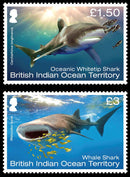 British Indian Ocean Territory Megafauna 6 value set 8/6/17